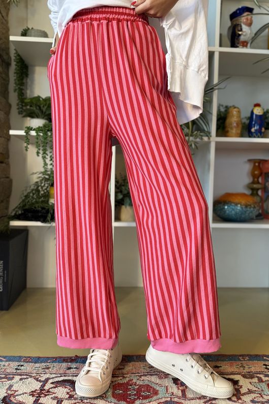 Sunday Morning Demi Bloom Pant Peony Pink / Red